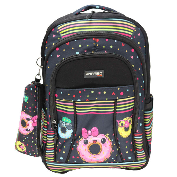 School backpack model 19 Donuts black