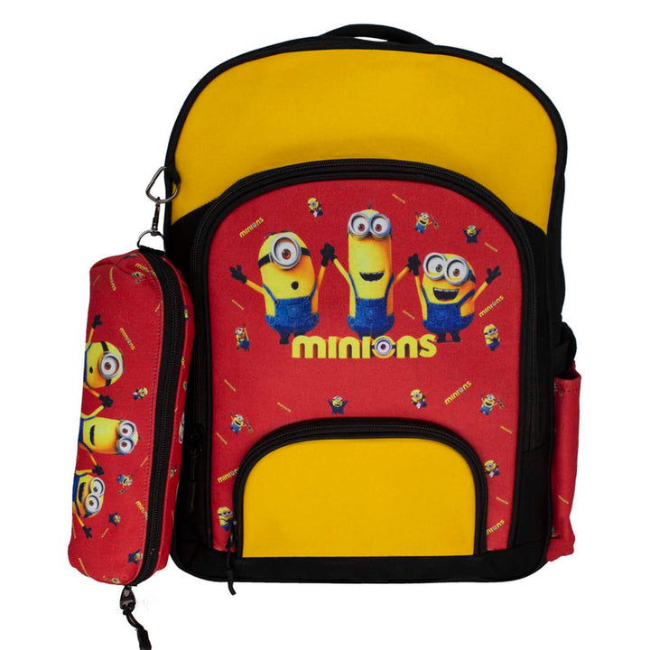 School backpack model 11 minions black