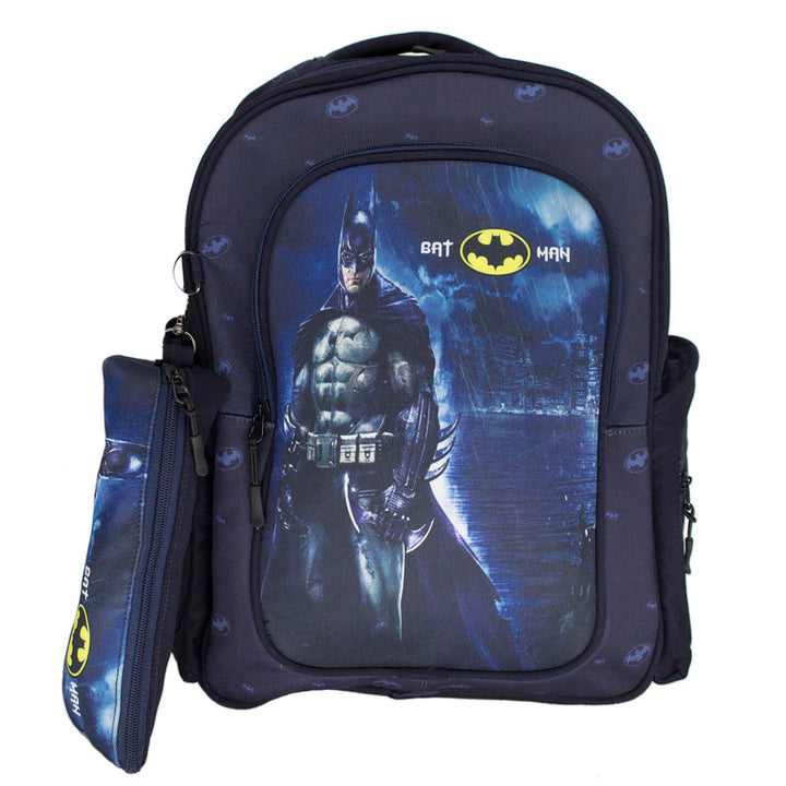 School backpack model 13 BatMan blue