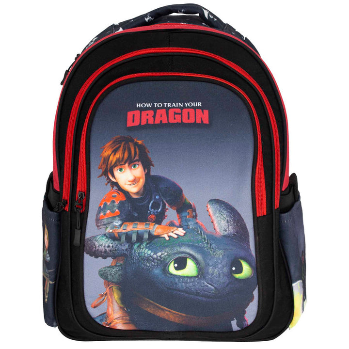 School backpack model 10 Dragon black