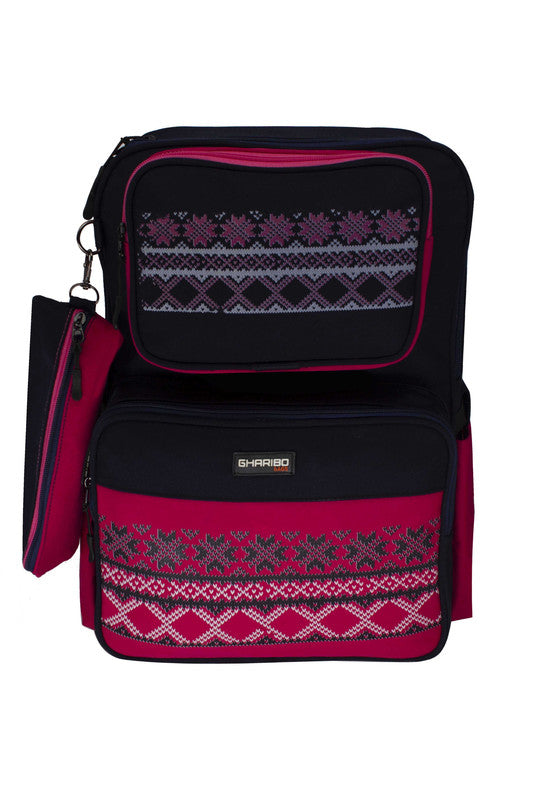 School backpack model 22 Motifs blue