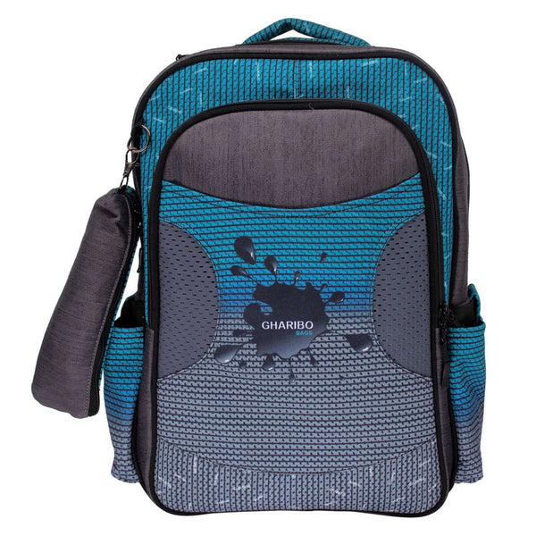 School backpack model 25 Color splash blue