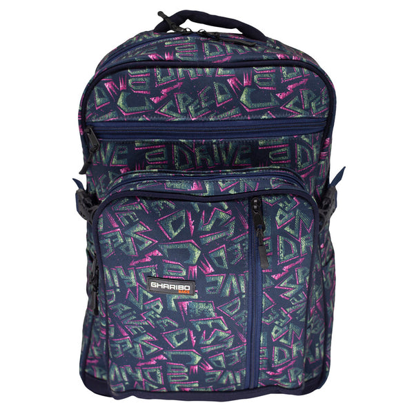 School backpack model 31 Letters purple