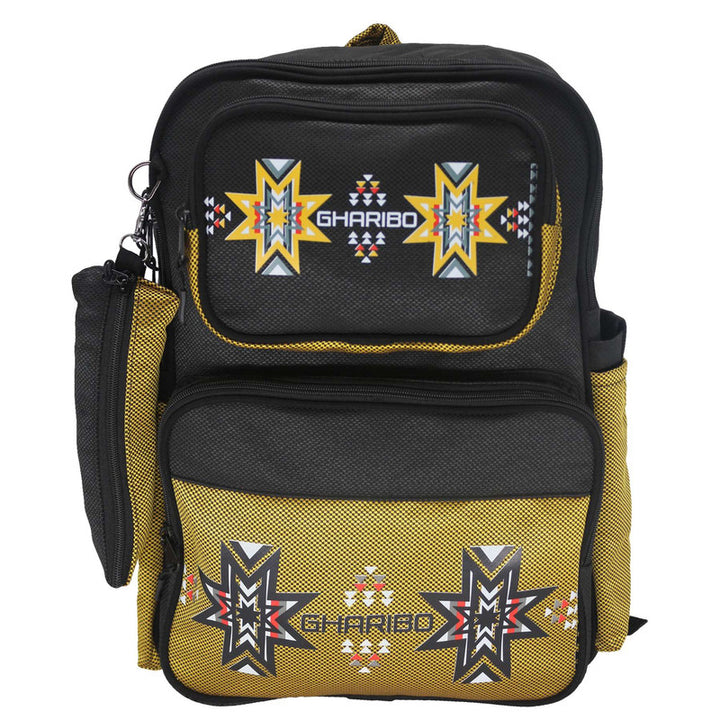 School backpack model 22 Star yellow