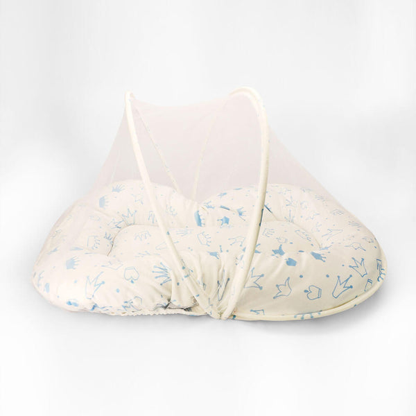 Sleepy Nest with Net |Light  Blue