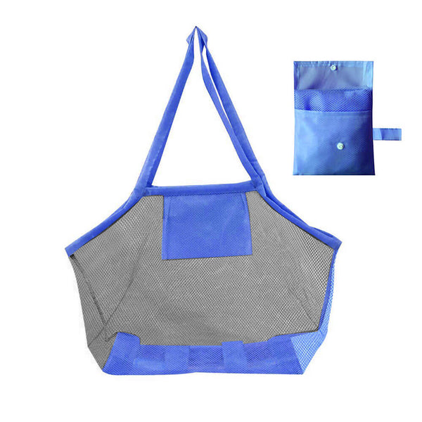 Mesh Beach Bag Blue x Navy