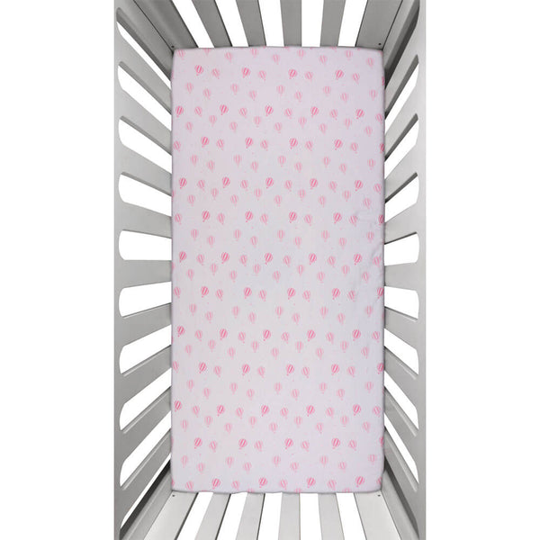 Winter Bed Sheet Balloons Pink 140 x 70 cm