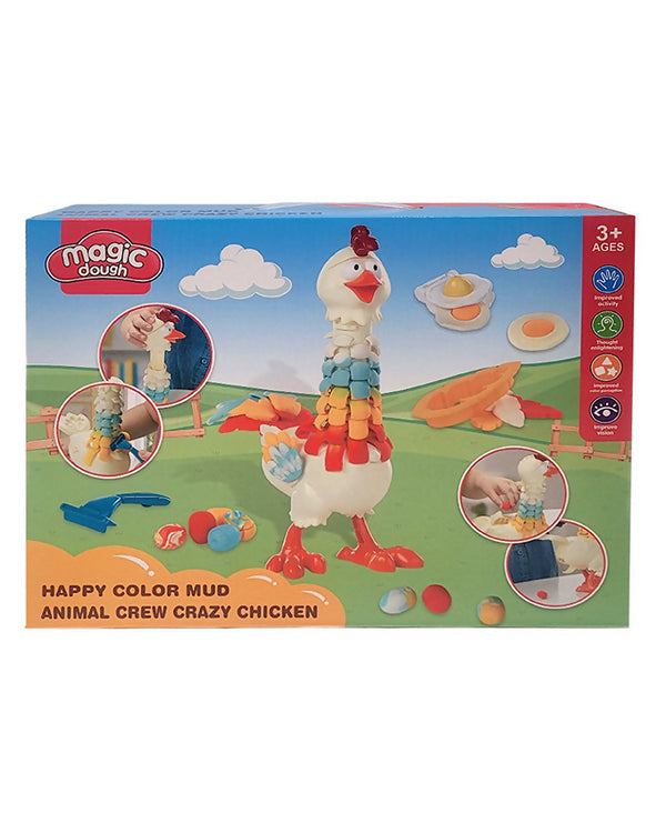 Toy Magic Dough Animal Crew Crazy Chicken