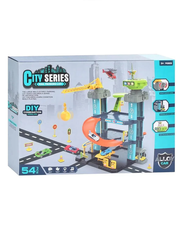 City Series Garage Parking For Cars - 54 Pcs