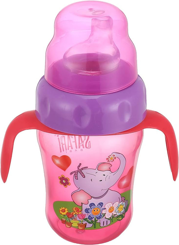 Safari Silicone Spout Cup - 210Ml | Pink