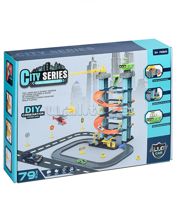 City Series Garage Parking For Cars - 79 Pcs