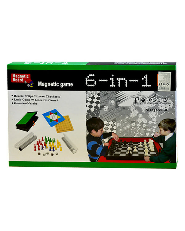 Magnetic Board Game For Kids 6-In-1