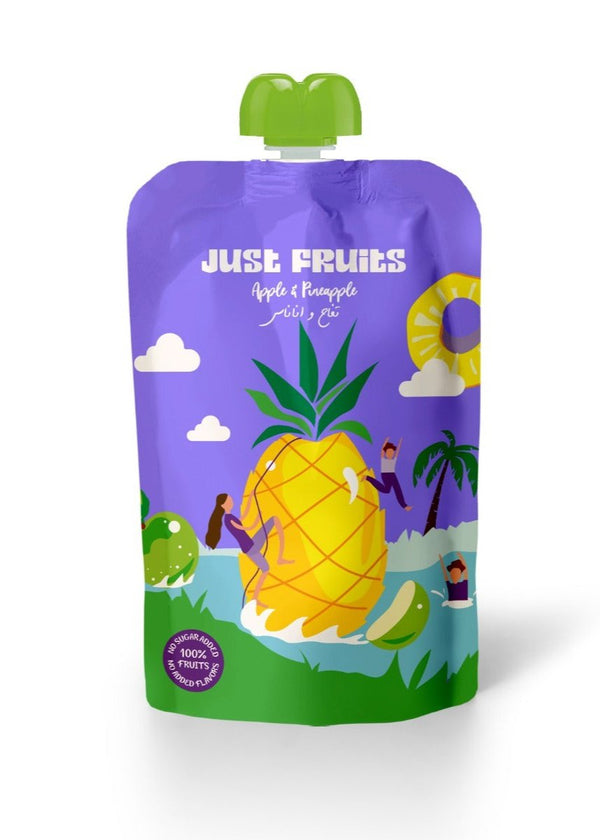 Just Fruits Apple and Pineapple - 110 gm