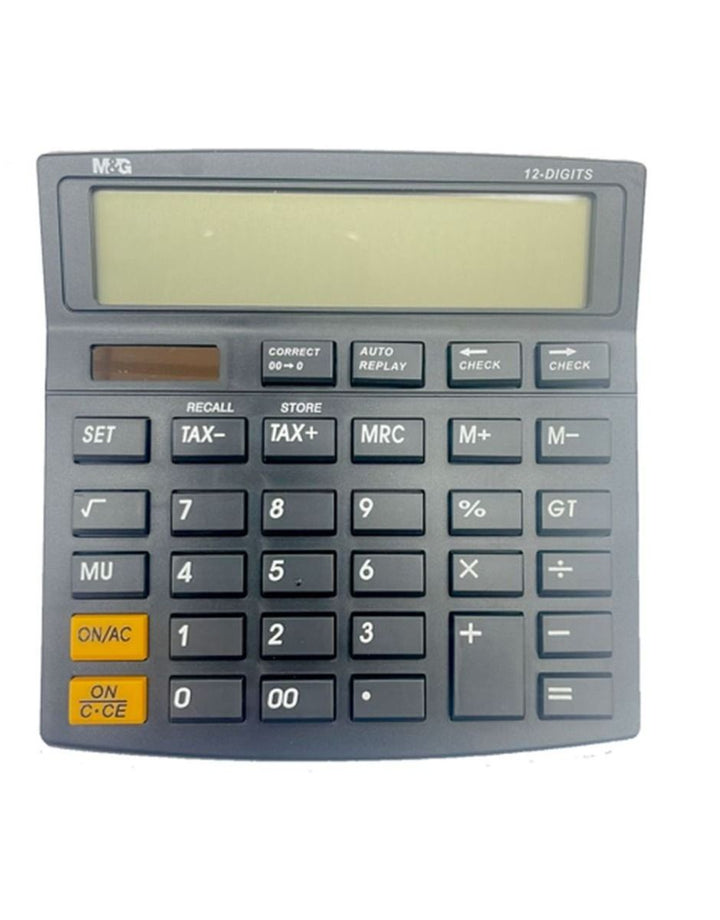 M&G Black Calculator Check And Tax - No.ADG981G1