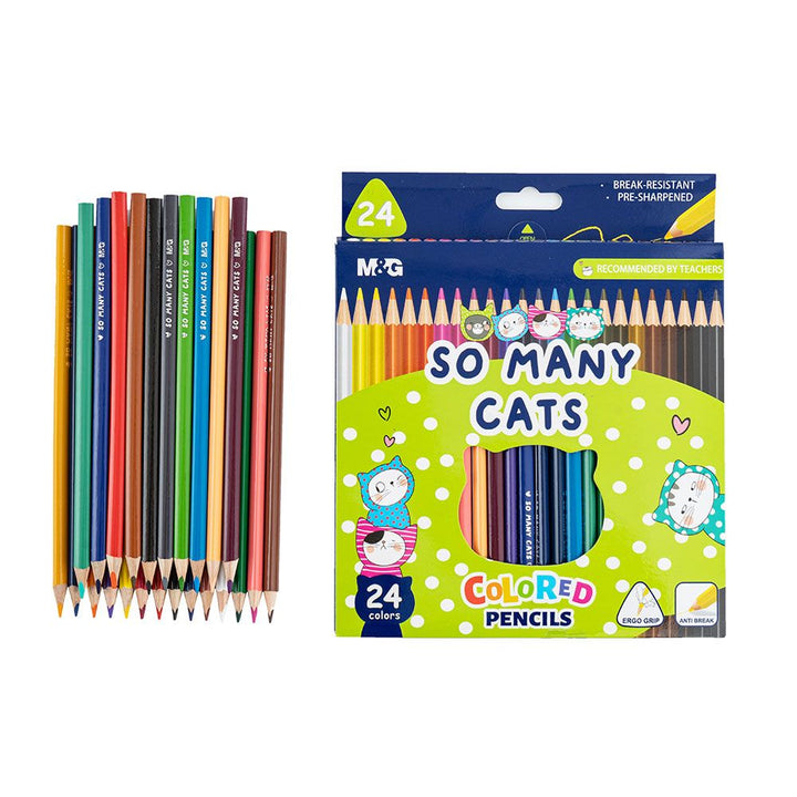 M&G Chenguang Ergo Grip Colour Pencil 24 Colours