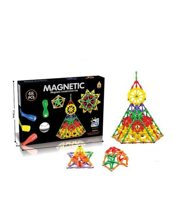 Toys Magnetic Constructor Sticks and Balls 48 Parts