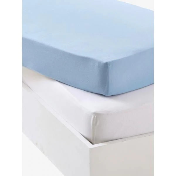 Fitted Crib Sheet 120 x 60 cm | Blue