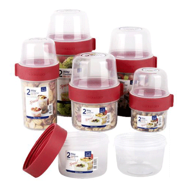 2 Way Food Container 560Ml+310Ml