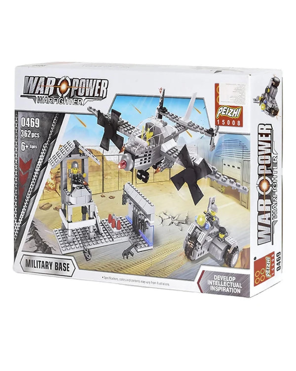 Military Base Building Blocks - 362 Pcs