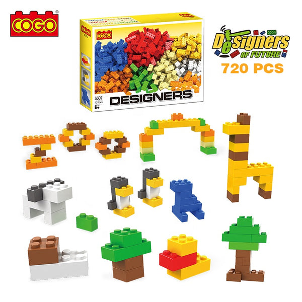 Cogo 720 Pcs Abs Plastic Material Diy Building Blocks Toys Oem Toys Blocks And Bricks