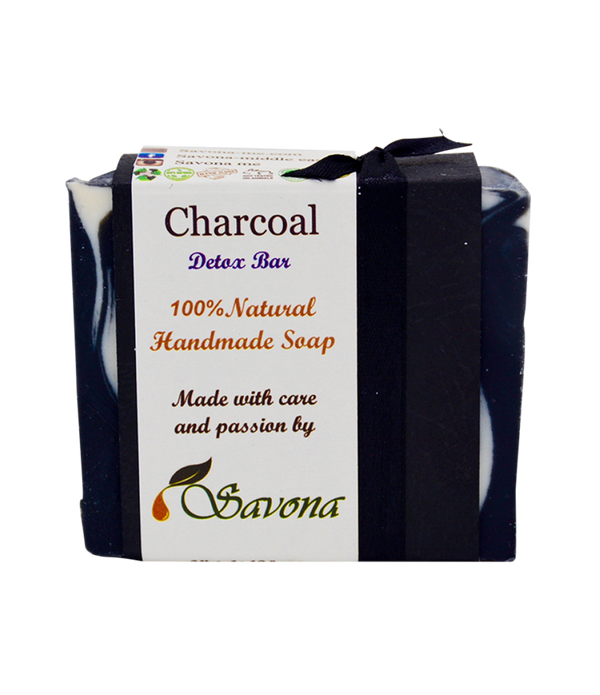  Savona Charcoal Detox Body Soap Bar