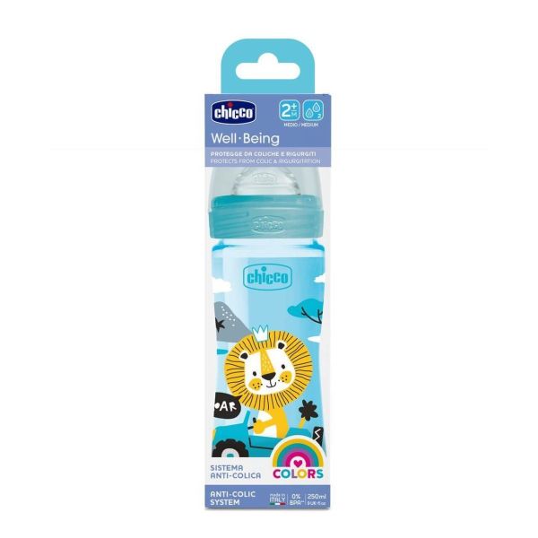 250Ml Feeding Bottle Blue