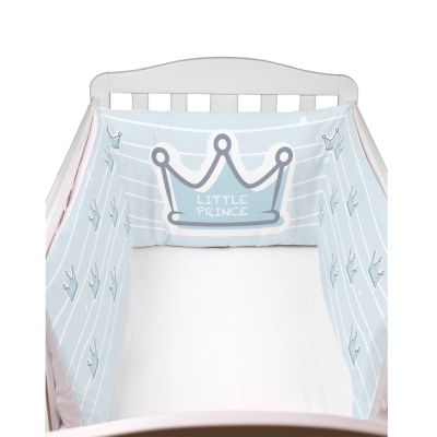 Prince Crib Bumper | Blue