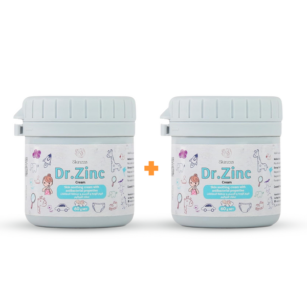 Dr. Zinc Diaper Rash Cream 60 G x2 (Bundle)