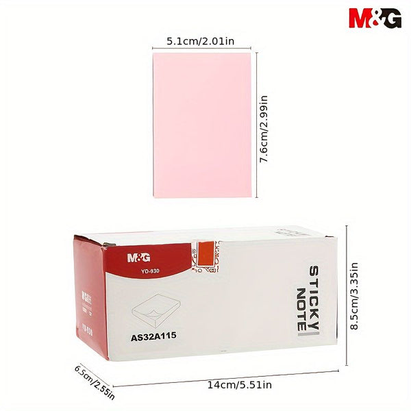 M&G Chenguang Sticky Note Paper Index Colorful Tearable 1Pcs