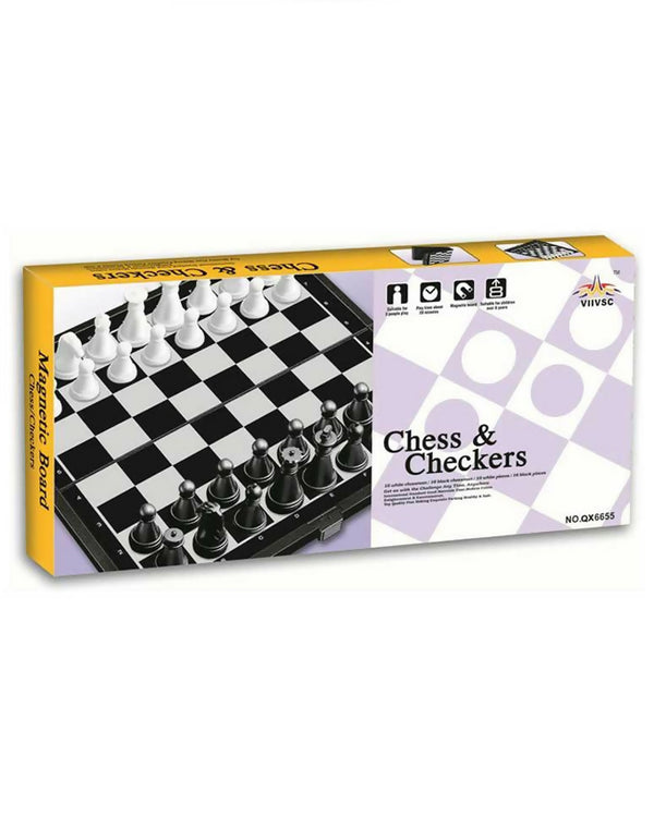 Magnetic Board For Chess & Checkers