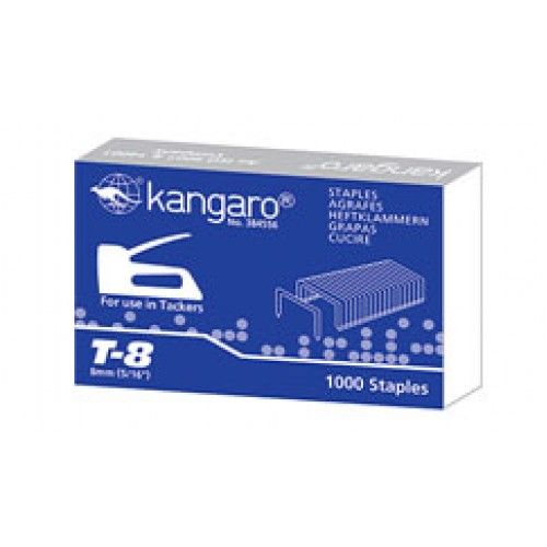 <p> 
Kangaro Staples Staples Size 5/16 - No:384556 are a great choice for your stapling needs. Made in India, these staples are made of high quality materials for a long-lasting product. With 1000 staples per box, you'll have plenty of staples to get the job done. The compact construction makes them easy to store and transport. Plus, they are specially designed to be used with a wood stapler, making them perfect for all your stapling needs. With features like easy to use and long-lasting, you can be sure th