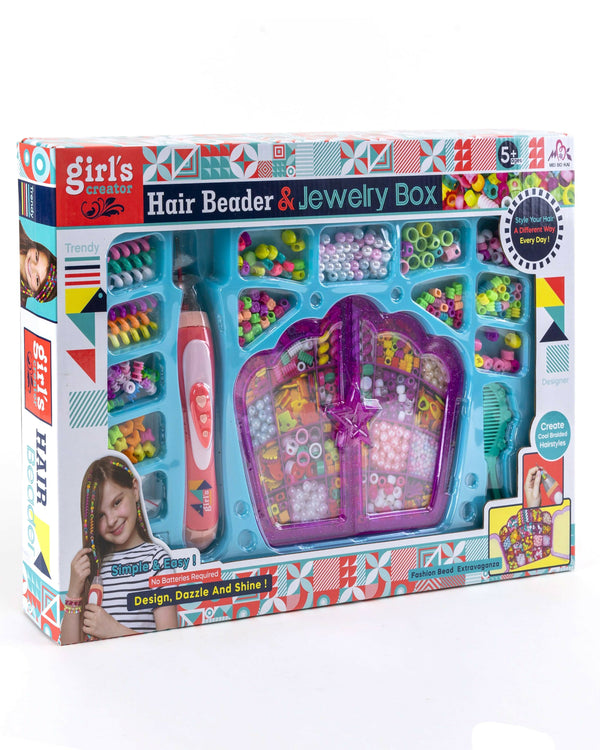 Toy Hair Beader & Jewelry Box