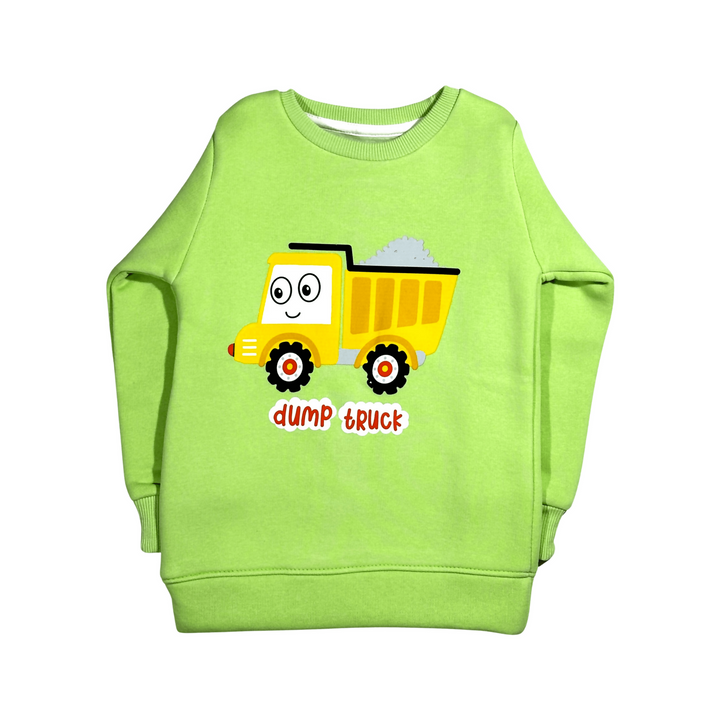 Mint Green Dump Truck Milton Sweatshirt