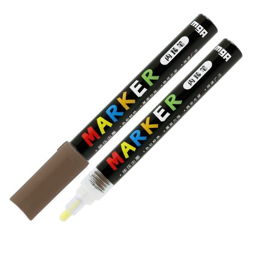 <p>
M&G Brown Acrylic Marker 2mm No: ZPLN657002 is a high-quality marker made from 0.5mm full needle tube pen tip. It is specially designed for painting on many surfaces such as stone, ceramics, porcelain, glass, wood, textiles, canvas, metal, wood, plastic, polymer clay, etc. It is highly pigmented and dries quickly to create a durable and shiny surface. The ink is also resistant to water, fading and abrasion. The pen tip size is 2.0 mm and it comes in a compact size, making it easy to carry around. The vo