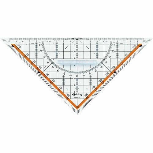 <p>

The Rotring Transparent Triangular Centro Professional 32cm Set Square is a must-have tool for any professional graphic designer, architect, or artist. Made in China, designed in Germany, and made of high quality materials, this set square is sure to last through any project. It is designed in the shape of a triangle and features markings for axonometry, angular degrees, and a grid. The handle is detachable, making it easy to store and transport. The set square is made of durable plastic and is transpa
