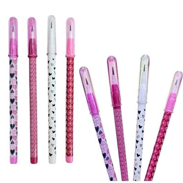 M&G Chenguang Sleeve Pencils Type With Eraser Heart Pattern - 1Pcs 