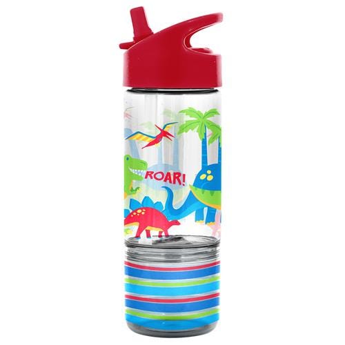 Stephen Joseph Sip and Snack Bottle - Dino - 350 ml