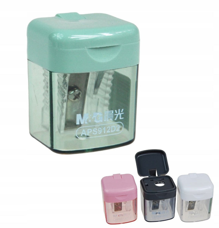 M&G Chenguang Mini Pencil Sharpener With Cover 1 Hole - 1Pcs