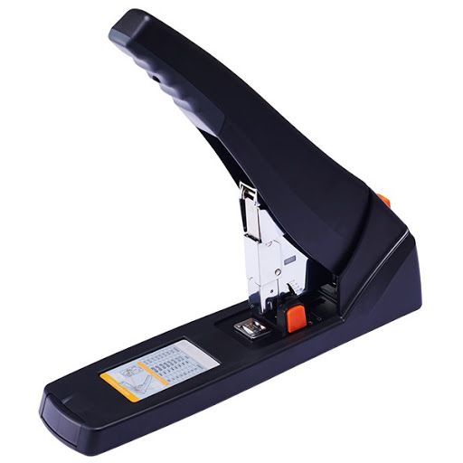 <p> 

The M&G Power Saving Heavy Duty Stapler No.92840 is the perfect choice for all your stapling needs. Made from high quality materials with a solid structure, this stapler is designed with an ergonomic handle and an impressive depth of 70mm. It has a capacity of up to 200 sheets of 80gsm paper at one time, and uses 23/6 ~ 23/23 staples. This stapler offers 70% power saving with a longer lever and is perfect for any office or home. With a variety of staple sizes, it can accommodate 2-30 sheets for the 23