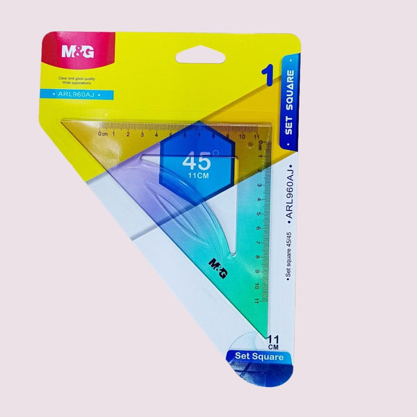 M&G Chenguang Plastic Set Triangle 45/45 Degree