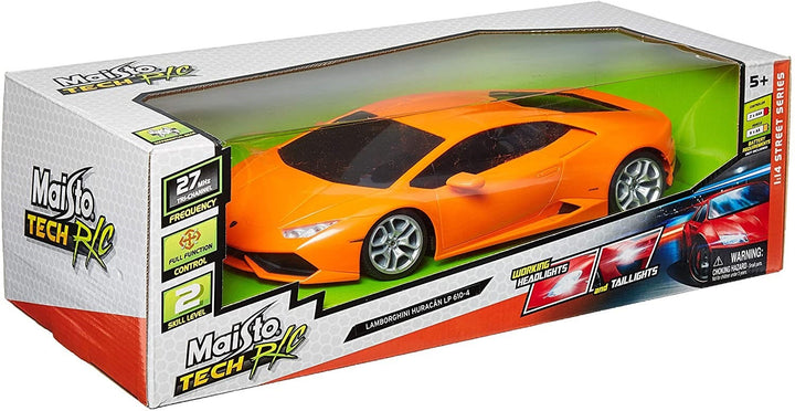 Maisto RC Lamborghini Huracan Car - Scale 1:14 - Orange