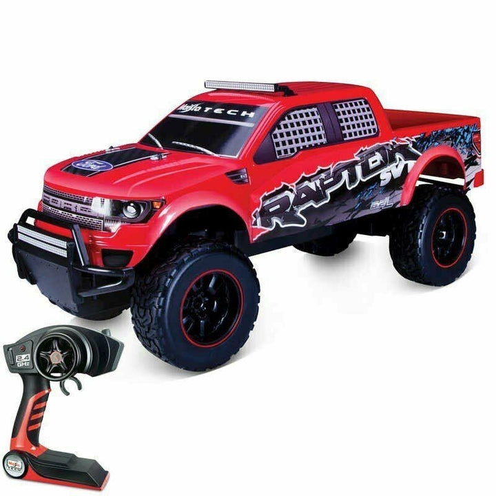 Maisto Ford Raptor Car Toy with Remote Control - Red