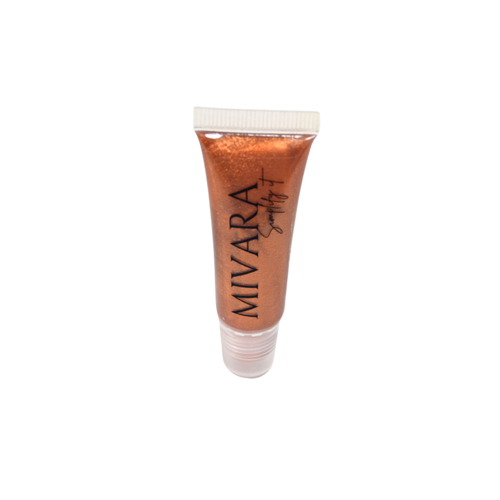 Mivara Long Lasting Lip Gloss | Metallic Copper