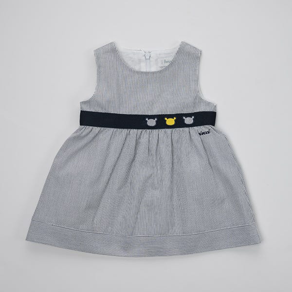 Pompelo Striped Sleeveless Dress for Girls