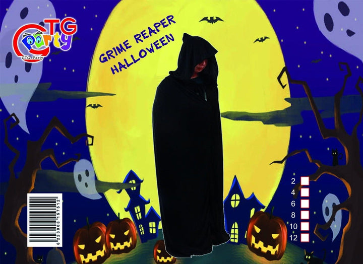 Grim Reaper Cloak Costume for Kids