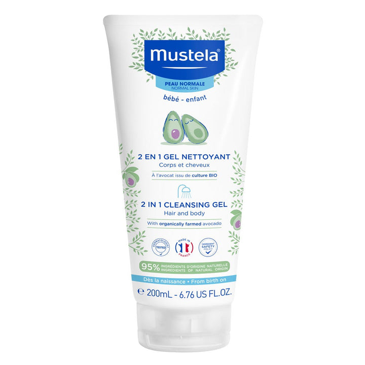 Mustela 2-in-1 Cleansing Gel - 200 ml