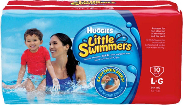 Huggies Little Swimmers Large Swim Pants Diapers - 10 pieces