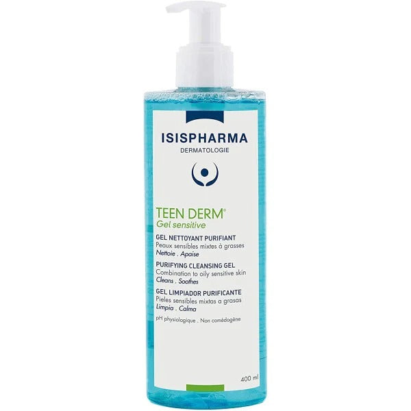 Isis Teen Derm Gel Sensitive 400 Ml