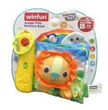 WinFun Jungle Pals Sensory Book - 6+ Months