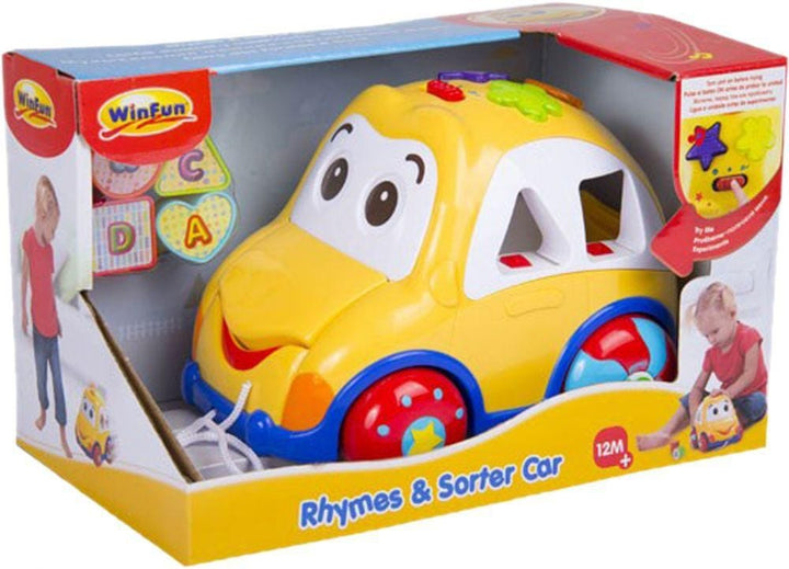 WinFun Rhymes and Sorter Car Baby Toy